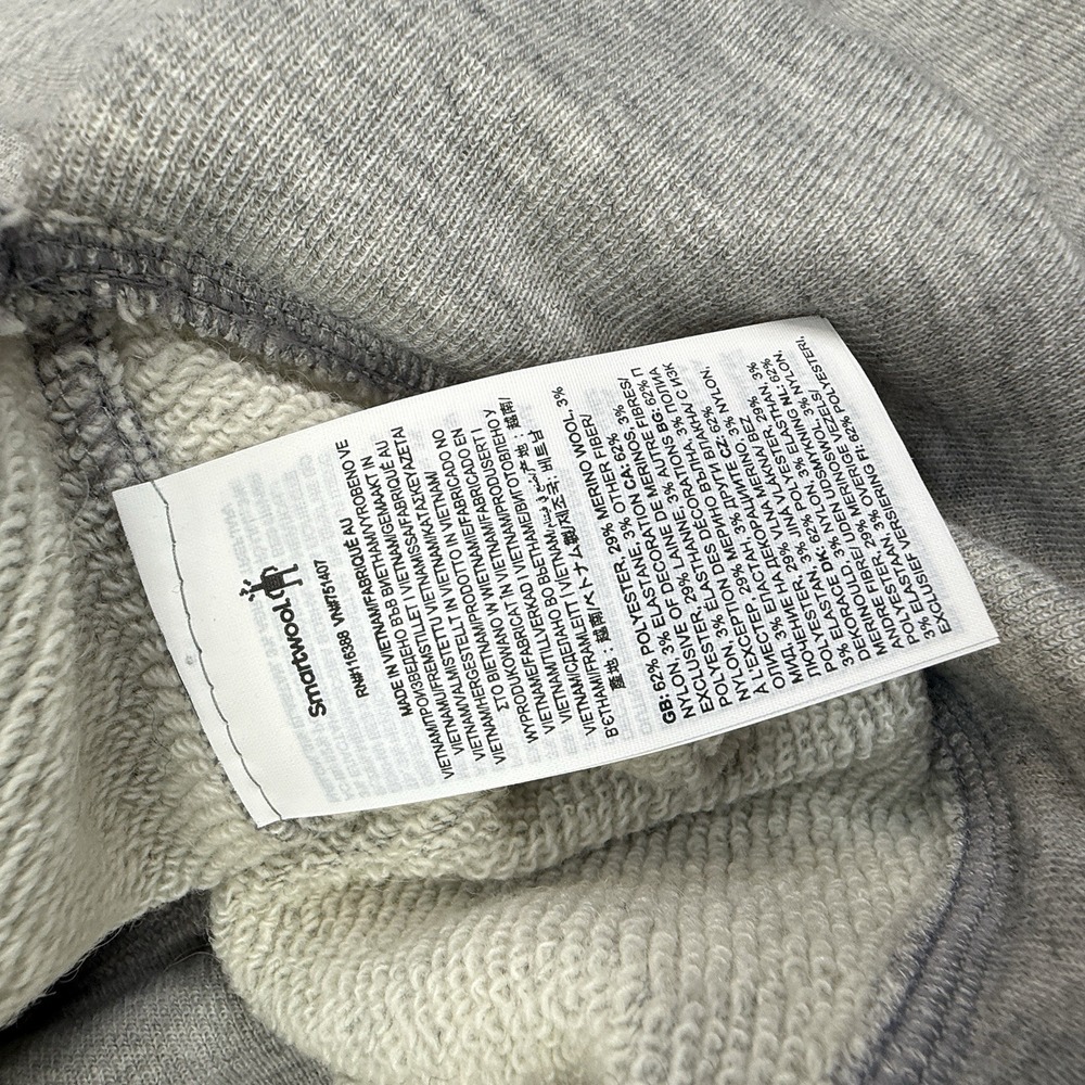 Smartwool Women's‎ Recycled Terry Short Sleeve Hoodie Sweatshirt Gray Sz XL NEW - Picture 9 of 9